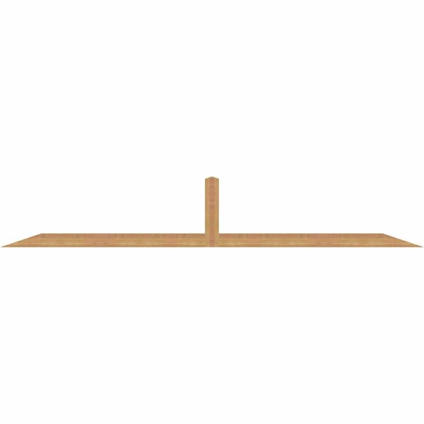 Ekena Millwork Portland Timber Gable Bracket, Western Red Cedar, 108"W x 18"H x 1 1/2"D x 3 1/2"F, 4/12 Pitch GBW108X18X0204POR00SWR - main